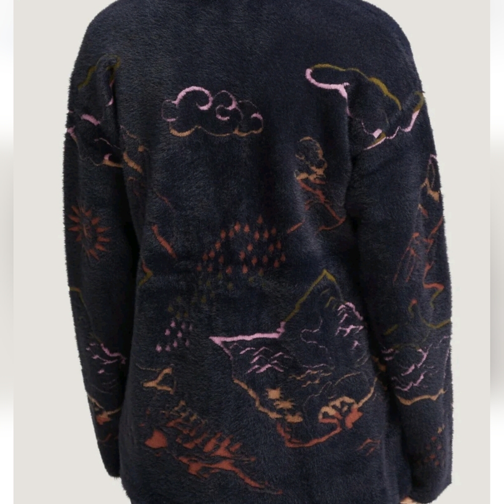 cotch & Soda Men's Jacquard Kimono Cardigan Sweater - Picture 2 of 14